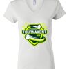 Women's Short Sleeve V-Neck T-Shirt Thumbnail
