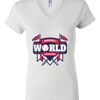 Women's Short Sleeve V-Neck T-Shirt Thumbnail