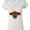 Women's Short Sleeve V-Neck T-Shirt Thumbnail