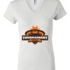 Women's Short Sleeve V-Neck T-Shirt Thumbnail