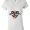 Women's Short Sleeve V-Neck T-Shirt Thumbnail