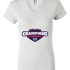 Women's Short Sleeve V-Neck T-Shirt Thumbnail