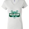 Women's Short Sleeve V-Neck T-Shirt Thumbnail
