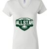Women's Short Sleeve V-Neck T-Shirt Thumbnail