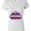 Women's Short Sleeve V-Neck T-Shirt Thumbnail