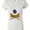 Women's Short Sleeve V-Neck T-Shirt Thumbnail
