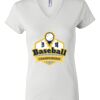 Women's Short Sleeve V-Neck T-Shirt Thumbnail