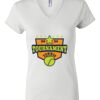 Women's Short Sleeve V-Neck T-Shirt Thumbnail