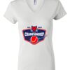 Women's Short Sleeve V-Neck T-Shirt Thumbnail