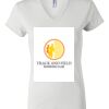 Women's Short Sleeve V-Neck T-Shirt Thumbnail