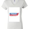 Women's Short Sleeve V-Neck T-Shirt Thumbnail