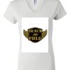 Women's Short Sleeve V-Neck T-Shirt Thumbnail
