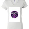 Women's Short Sleeve V-Neck T-Shirt Thumbnail