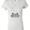 Women's Short Sleeve V-Neck T-Shirt Thumbnail