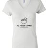 Women's Short Sleeve V-Neck T-Shirt Thumbnail