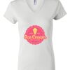 Women's Short Sleeve V-Neck T-Shirt Thumbnail
