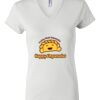 Women's Short Sleeve V-Neck T-Shirt Thumbnail