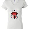Women's Short Sleeve V-Neck T-Shirt Thumbnail
