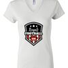 Women's Short Sleeve V-Neck T-Shirt Thumbnail