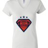 Women's Short Sleeve V-Neck T-Shirt Thumbnail