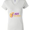 Women's Short Sleeve V-Neck T-Shirt Thumbnail