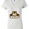 Women's Short Sleeve V-Neck T-Shirt Thumbnail