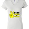 Women's Short Sleeve V-Neck T-Shirt Thumbnail