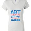 Women's Short Sleeve V-Neck T-Shirt Thumbnail