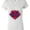 Women's Short Sleeve V-Neck T-Shirt Thumbnail