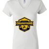 Women's Short Sleeve V-Neck T-Shirt Thumbnail