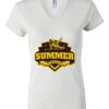 Women's Short Sleeve V-Neck T-Shirt Thumbnail
