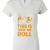 Women's Short Sleeve V-Neck T-Shirt Thumbnail