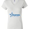 Women's Short Sleeve V-Neck T-Shirt Thumbnail