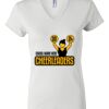 Women's Short Sleeve V-Neck T-Shirt Thumbnail
