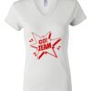 Women's Short Sleeve V-Neck T-Shirt Thumbnail