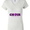 Women's Short Sleeve V-Neck T-Shirt Thumbnail