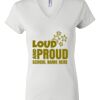 Women's Short Sleeve V-Neck T-Shirt Thumbnail