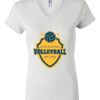 Women's Short Sleeve V-Neck T-Shirt Thumbnail