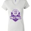 Women's Short Sleeve V-Neck T-Shirt Thumbnail
