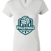 Women's Short Sleeve V-Neck T-Shirt Thumbnail