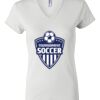 Women's Short Sleeve V-Neck T-Shirt Thumbnail