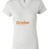 Women's Short Sleeve V-Neck T-Shirt Thumbnail