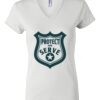 Women's Short Sleeve V-Neck T-Shirt Thumbnail