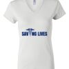 Women's Short Sleeve V-Neck T-Shirt Thumbnail