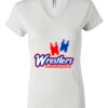 Women's Short Sleeve V-Neck T-Shirt Thumbnail