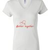 Women's Short Sleeve V-Neck T-Shirt Thumbnail