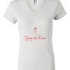 Women's Short Sleeve V-Neck T-Shirt Thumbnail
