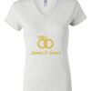 Women's Short Sleeve V-Neck T-Shirt Thumbnail