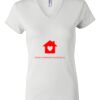 Women's Short Sleeve V-Neck T-Shirt Thumbnail