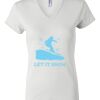 Women's Short Sleeve V-Neck T-Shirt Thumbnail